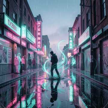 霓虹剪影