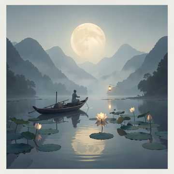 一蓑烟雨任竹舟