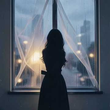 창문 밖 빗소리