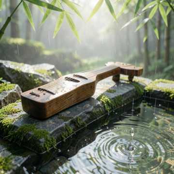 清泉听雨