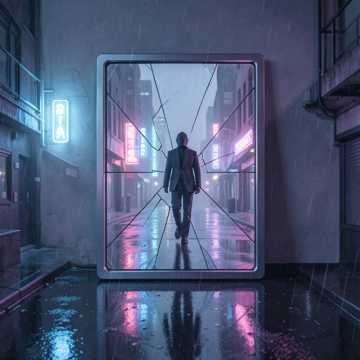 碎裂的镜子