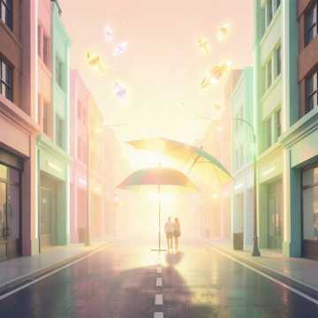 空气中跳舞的糖