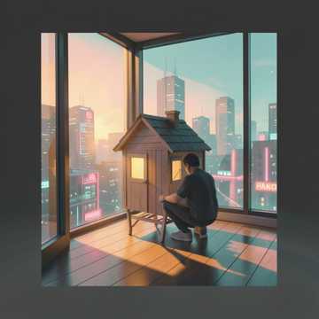 霓虹揉碎