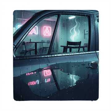 霓虹水痕