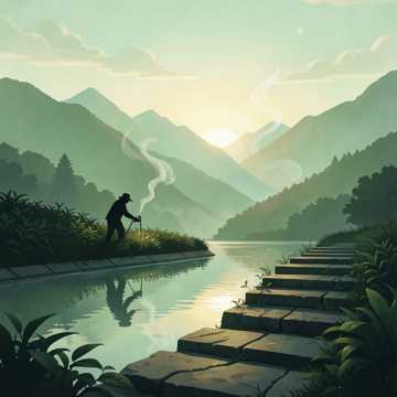 《茶风吹过青石岗》