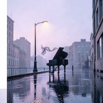 雨声弹奏未完成的诗