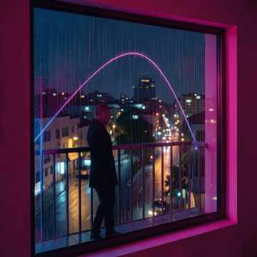 檐角垂雨帘
