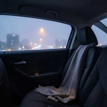 车窗雨痕