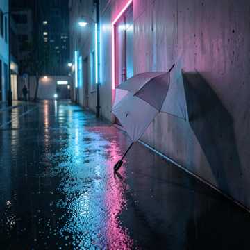 雨水未眠的台阶