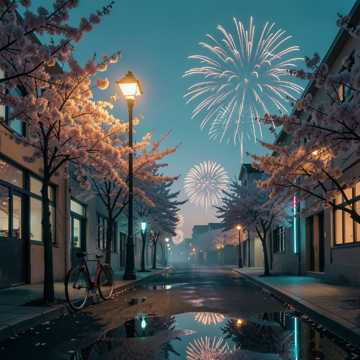 晚街晚风