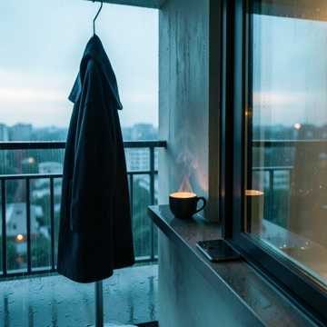 熄灯前的雨丝
