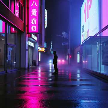 霓虹影子薄