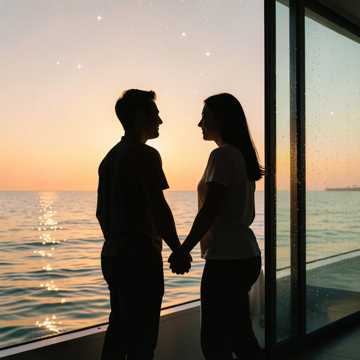 星光落进海洋