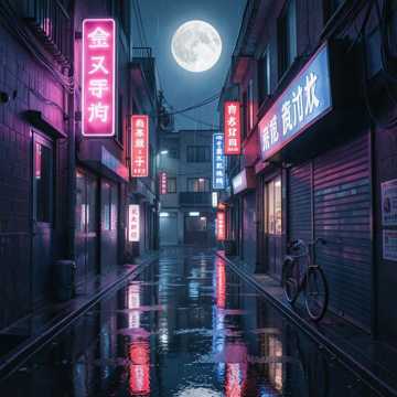 霓虹空巷