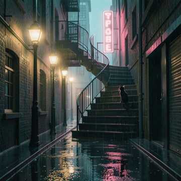 空巷和流浪猫