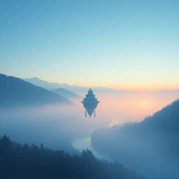 恒山雪 悬空月