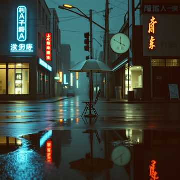 岔路口的雨