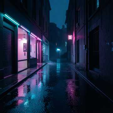 霓虹在浇灭