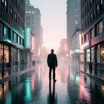 昨夜的雨水还没干