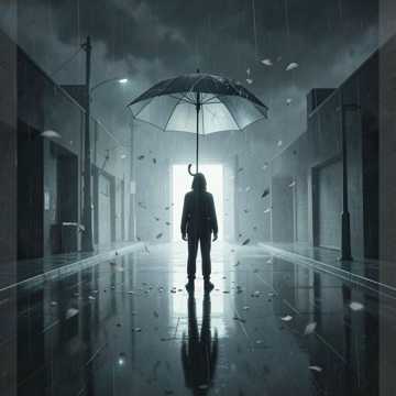 骤雨未撑伞