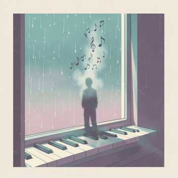 旧钢琴雨滴