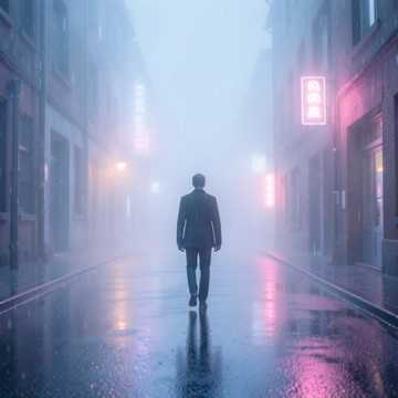 雾中信步