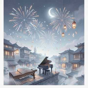 月光碎裂成烟火