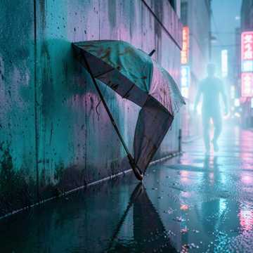 湿透的伞骨