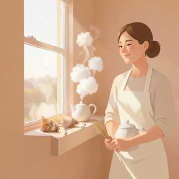 你睫毛上的晨光