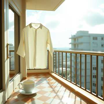格子地板光点