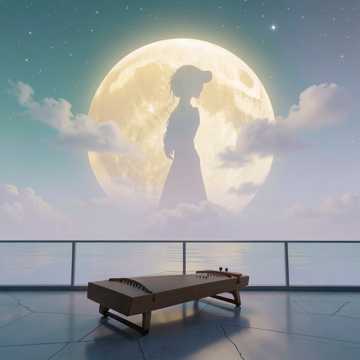 月光弹落的琴音