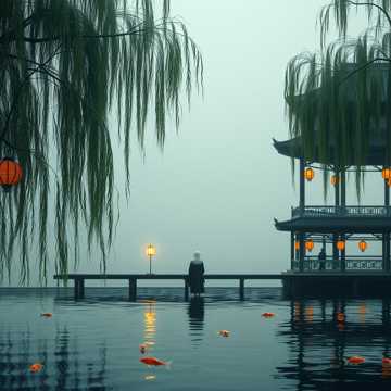 烟雨锁白首