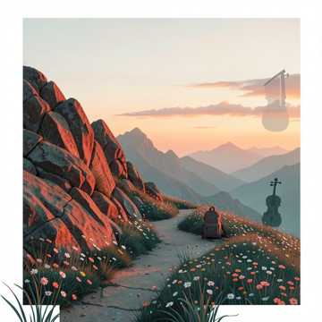 山岭晚霞-版本2