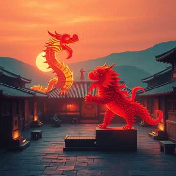 龙狮震八方
