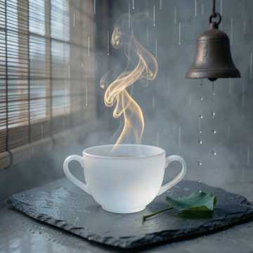 听雨等一盏茶