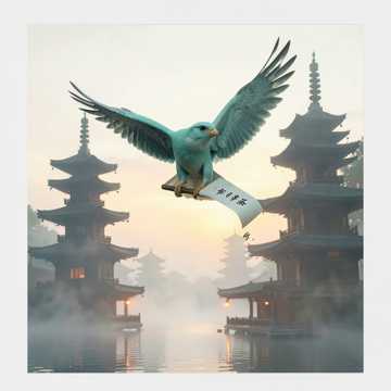苍鹰衔信