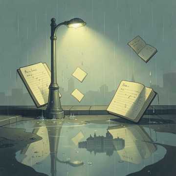 钢琴雨里泛黄页
