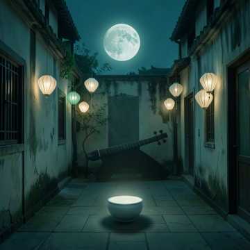青檐晚风