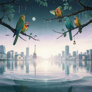 鹦鹉洲雨夜-版本2