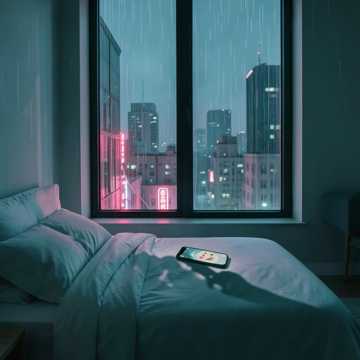 雨声悬在弦上