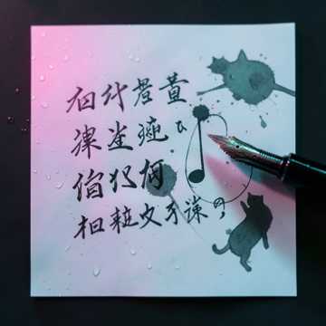潦草的字