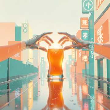 橘子汽水味的手掌