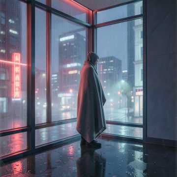 城市夜雨