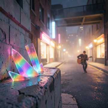 霓虹碎影