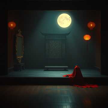铜镜映眉