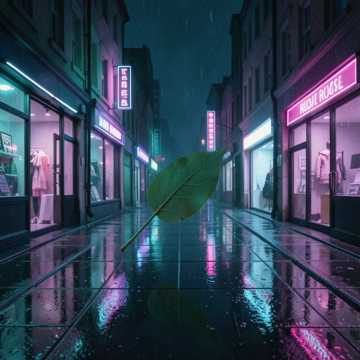霓虹街影