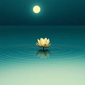 水中花 涟漪吻旧衫
