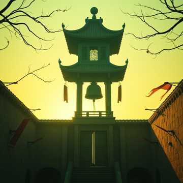 钟楼苔色入诗囊