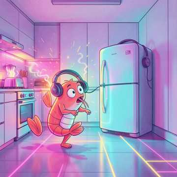 歪脖子电音虾
