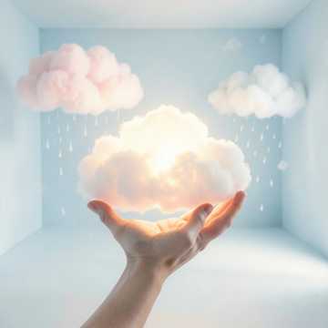 掌心的晴空